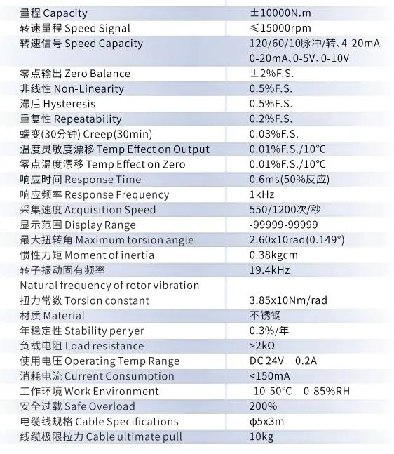 Dynamic Torque Sensor 0.1n. M 5n. M Speed Power Measurement Detector