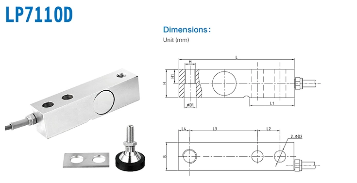 Industrial Force Transducer Pressure Zemic Shear Beam Load Cell Sensor Price