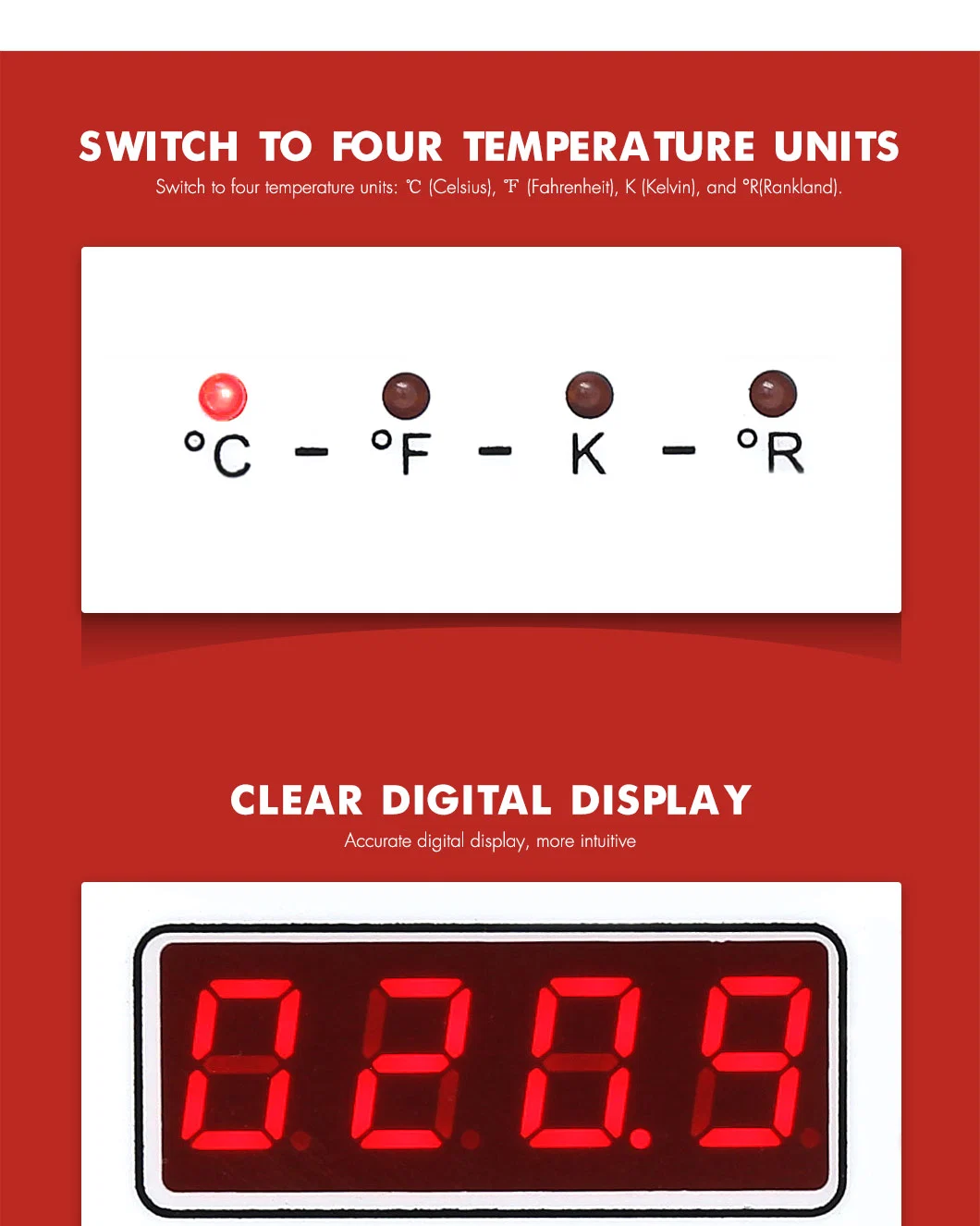 High Quality Digital Temperature Pressure Gauge Temperature Controller