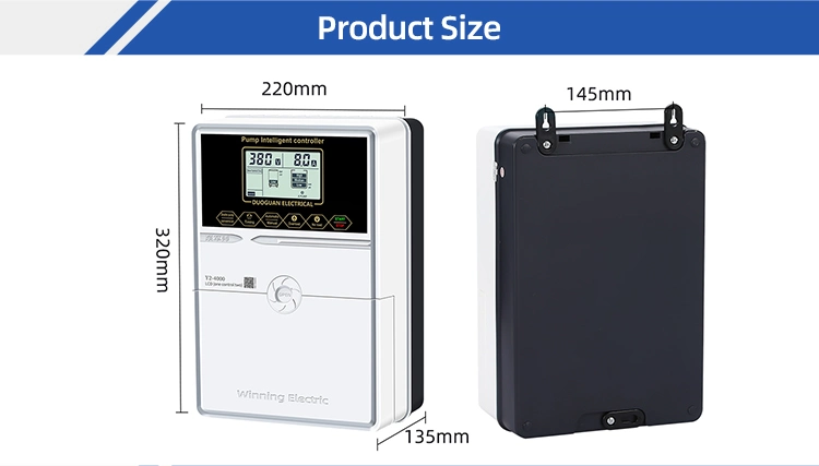 4kw Automatic Double Water Pump Pressure Controller for Farm Irrigation