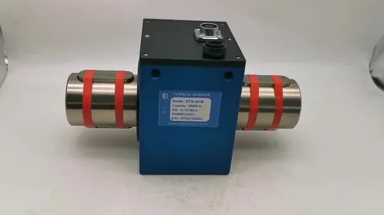 Stainless Steel or Alloy Steel Shaft to Shaft Strain Gauge Rotary/Dynamic Torque Sensor with High Accuracy 200