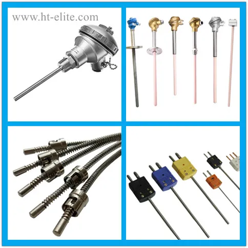Industry J K T PT100 Thermal Temperature Sensor Thermocouple Probe 